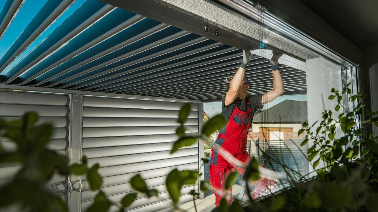 entretien d'une pergola bioclimatique