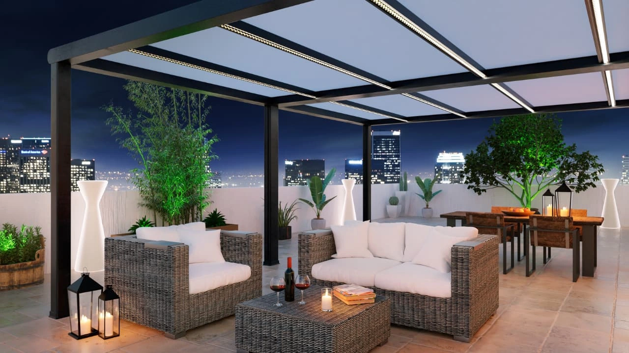 4 idées de bâche pour votre pergola