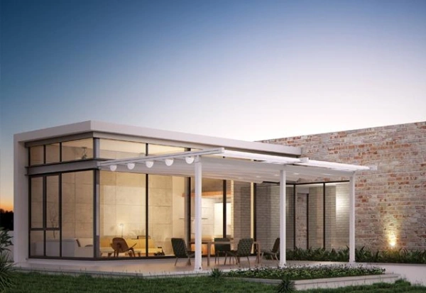 pergola adossée aluminium