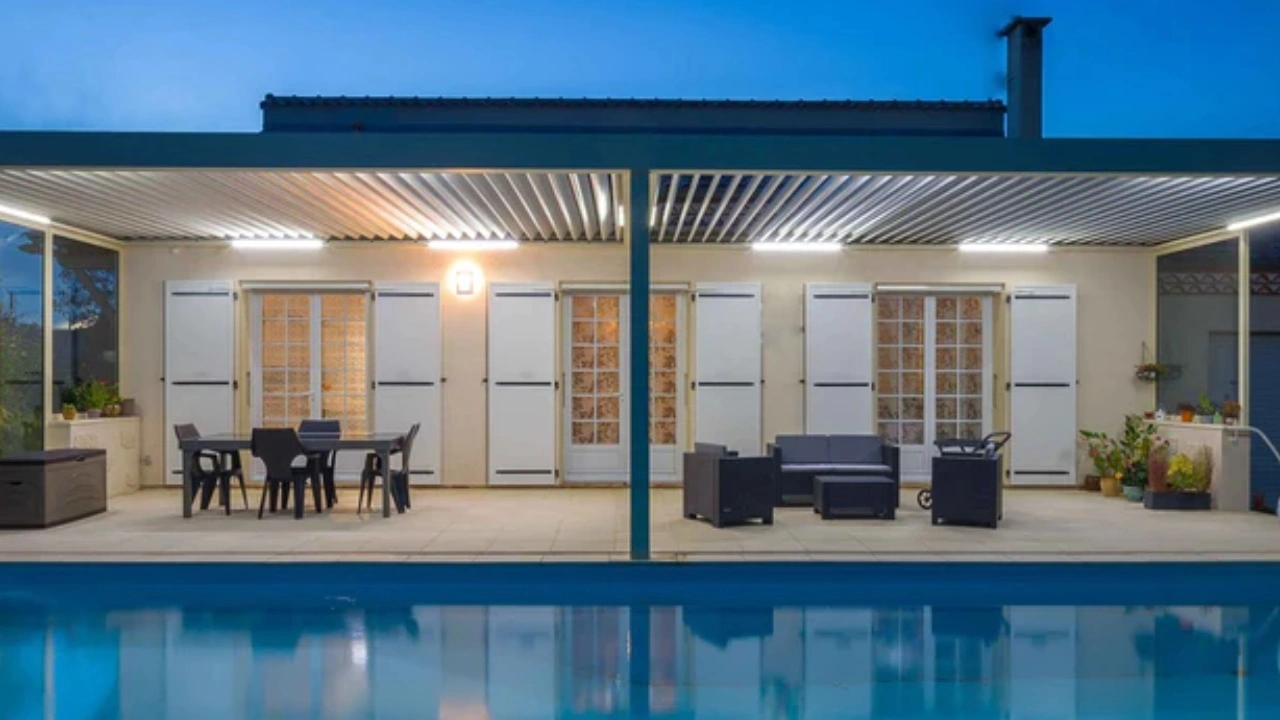 Les pergolas bioclimatiques à la Réunion :  résistance et intérêts