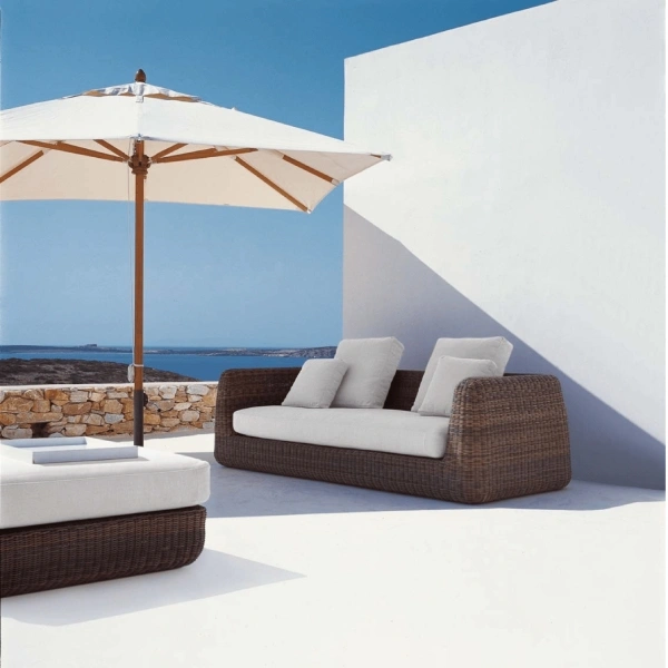 un salon de jardin résistant au soleik