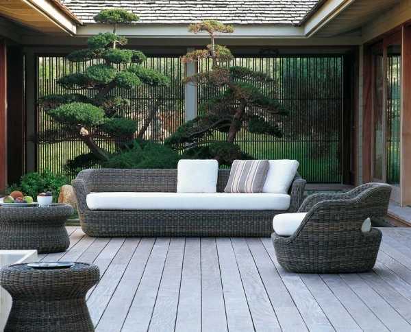 varangue chaleureuse avec du mobilier waprolace