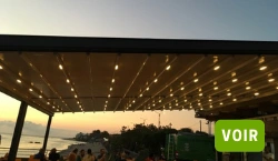 La pergola à toile rétractable motorisé