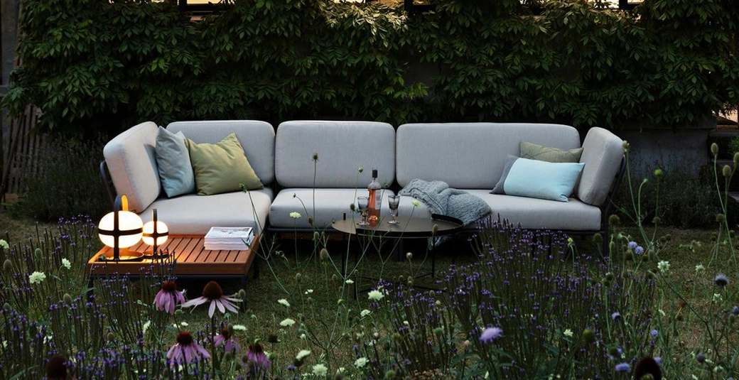 Un canapé modulaire spécial Outdoor