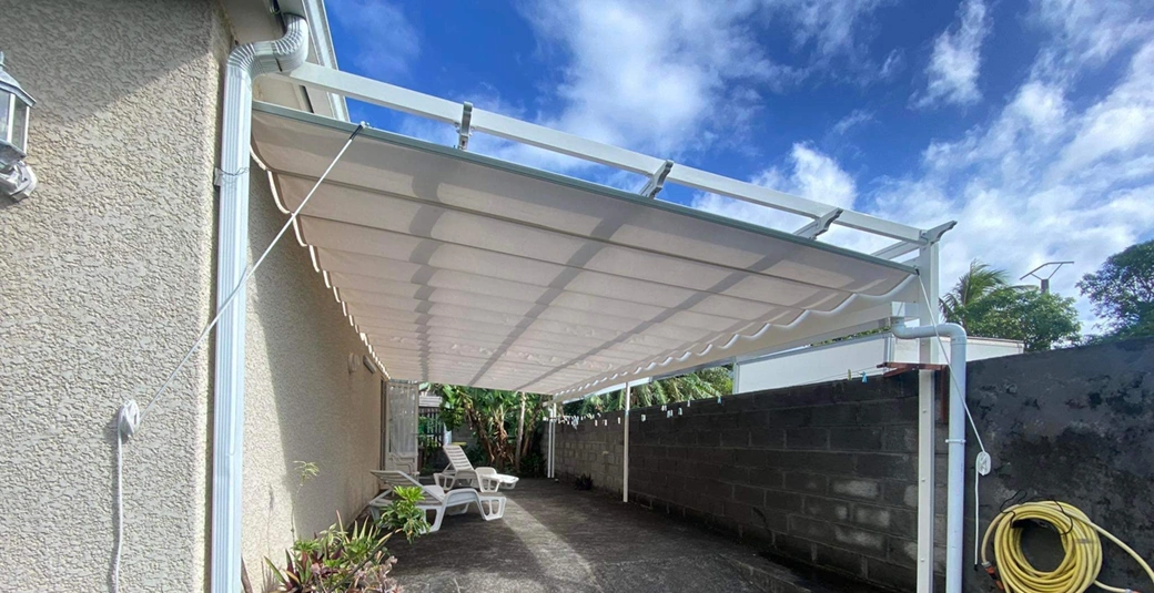 Réalisation de Pergola Azur à Saint-Denis