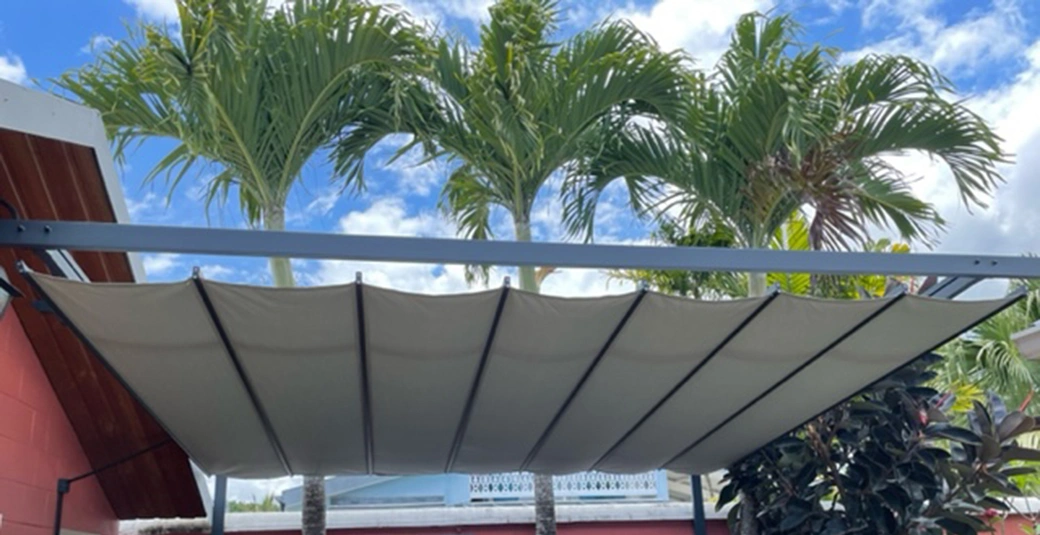 Nouvelle réalisation de Pergola Azur à Saint-Pierre