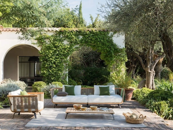 salon exterieur jardin