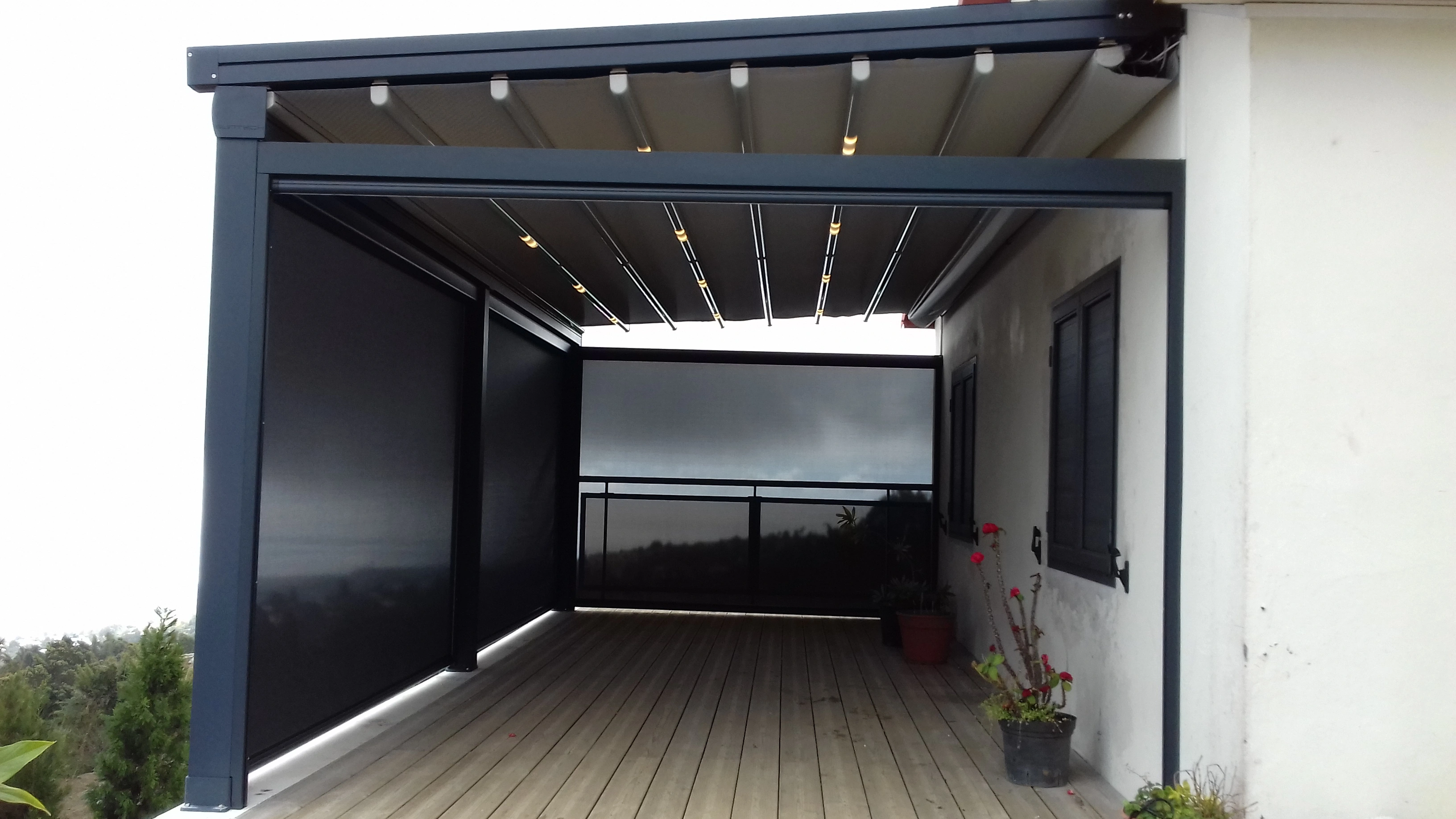 Réalisation pergola Novo | Trois Bassins