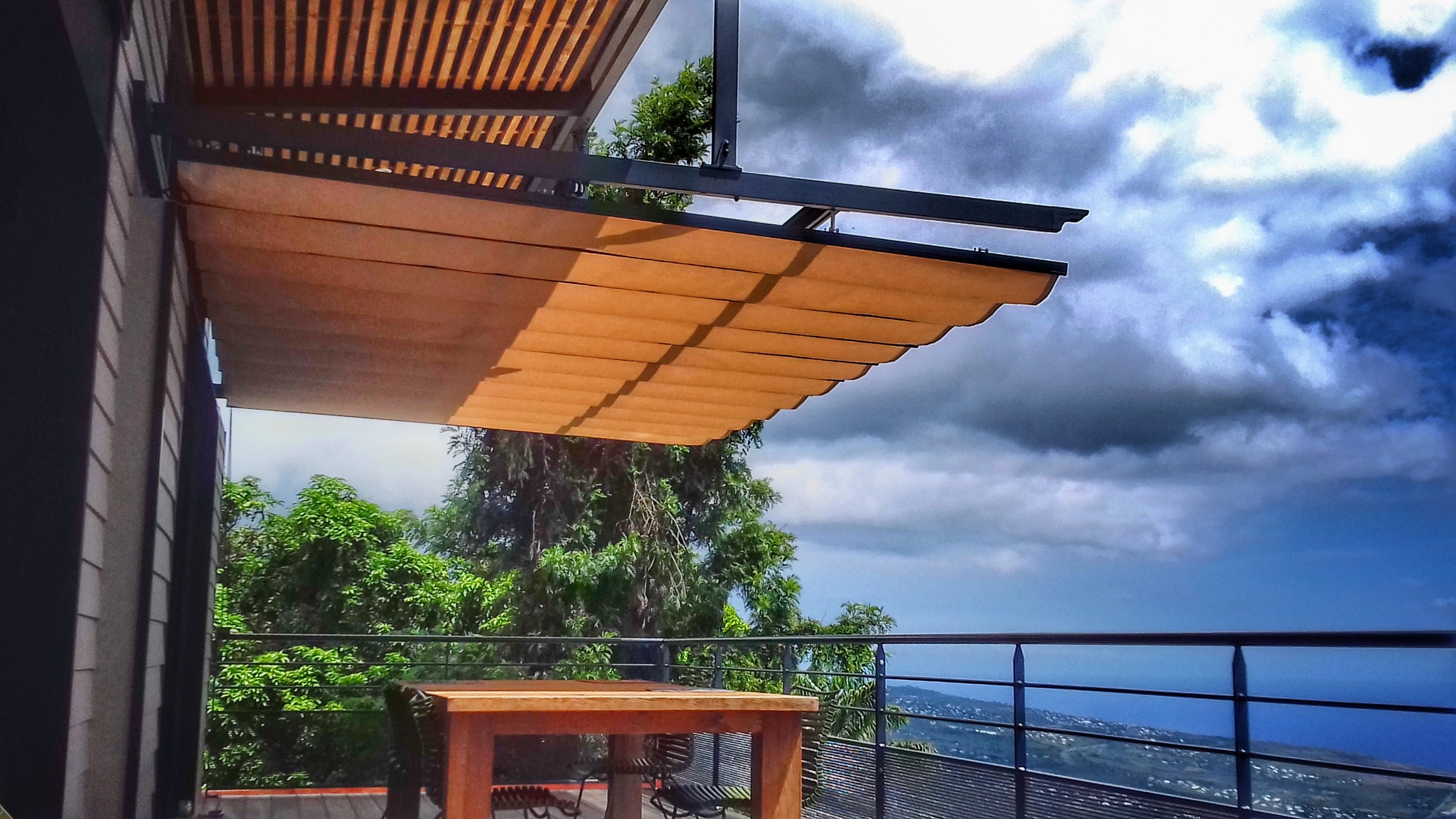 Réalisation pergola Azur I St leu