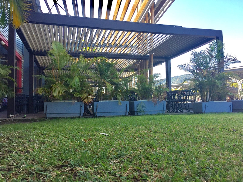 Réalisation pergola bioclimatique | 3 Brasseurs Duparc