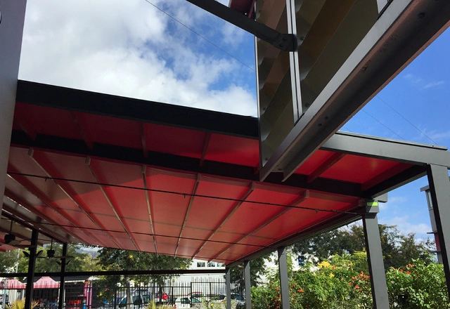 Réalisation pergola | La Brioche Dorée, Le Port
