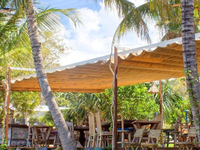 Réalisation pergola Azur | Tikus Garden, Trois-Bassins