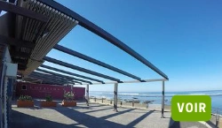LHORIZON ST PIERRE PERGOLA TOILE RÉTRACTABLE MOTORISÉE