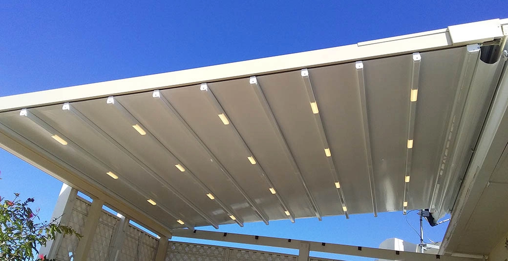 Nouvelle Réalisation | Pergola à Toile Rétractable Motorisée, St-Gilles