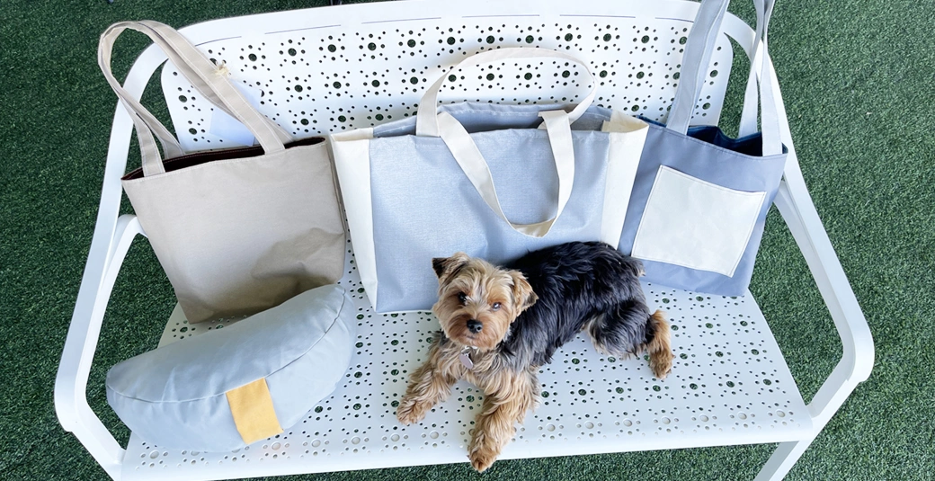 Notre engagement pour le recyclage de nos chutes de toile : Portez les à votre bras ! 🥰